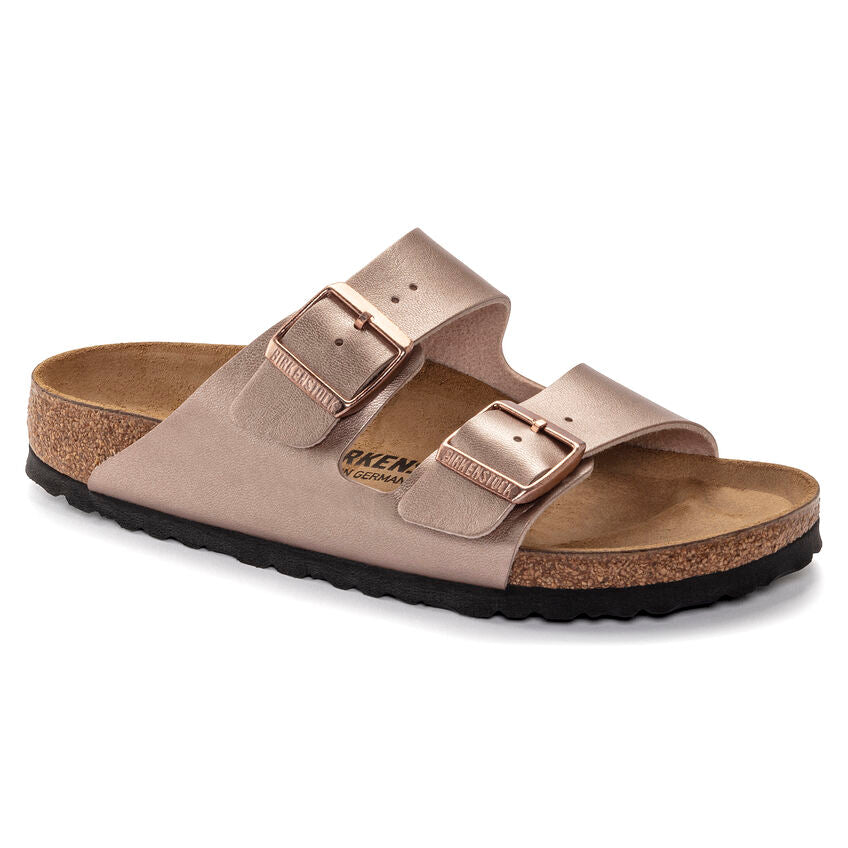 Copper metallic birkenstock on sale