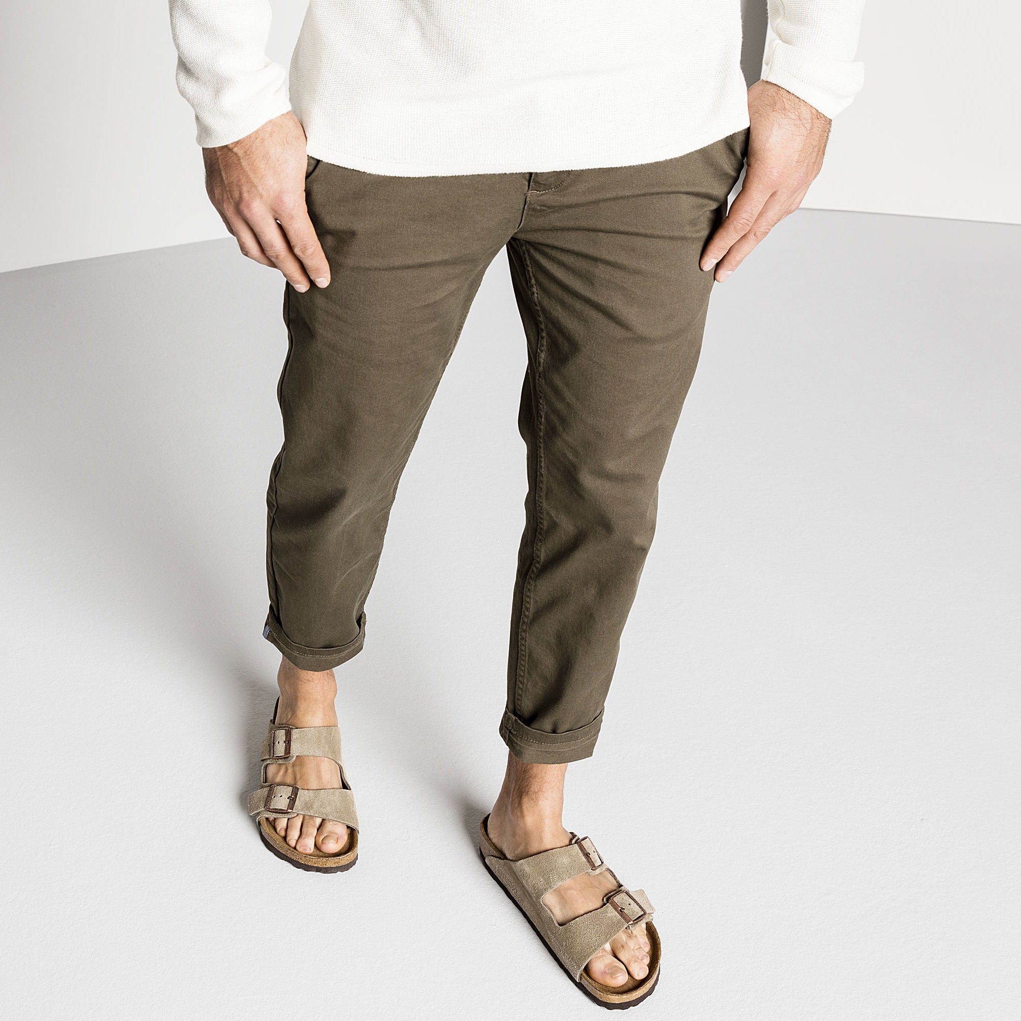 Arizona taupe suede birkenstocks online