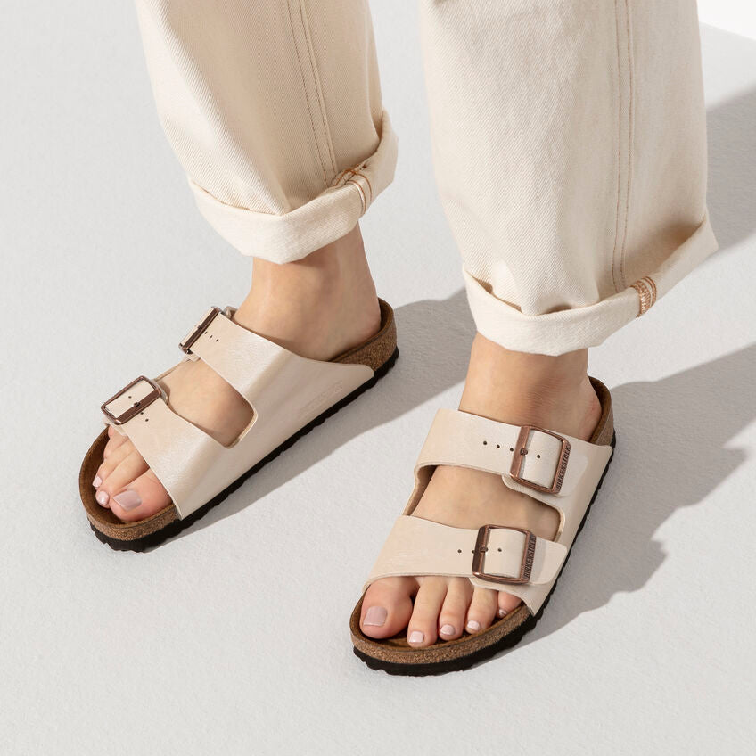 Arizona Classic Footbed : Pearl White