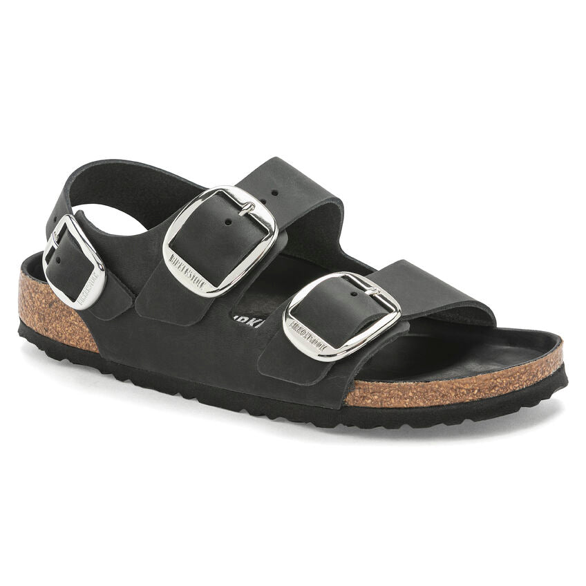 
                      
                        Milano Classic Footbed : Big Buckle Black Oiled
                      
                    