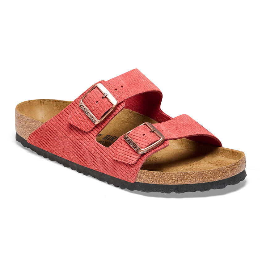 Arizona Classic Footbed Sienna Red Corduroy Complete Birkenstock