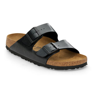 Arizona Classic Footbed : Black Embossed Lizard