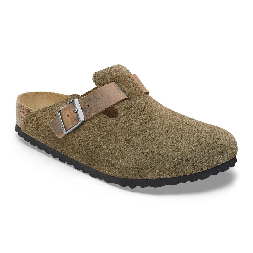 
                      
                        Boston Classic Footbed : Thyme Suede/Oiled
                      
                    