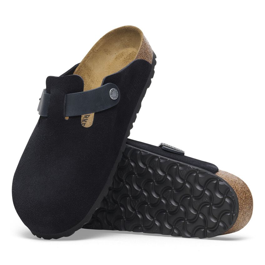 Boston Classic Footbed : Midnight Suede/Oiled