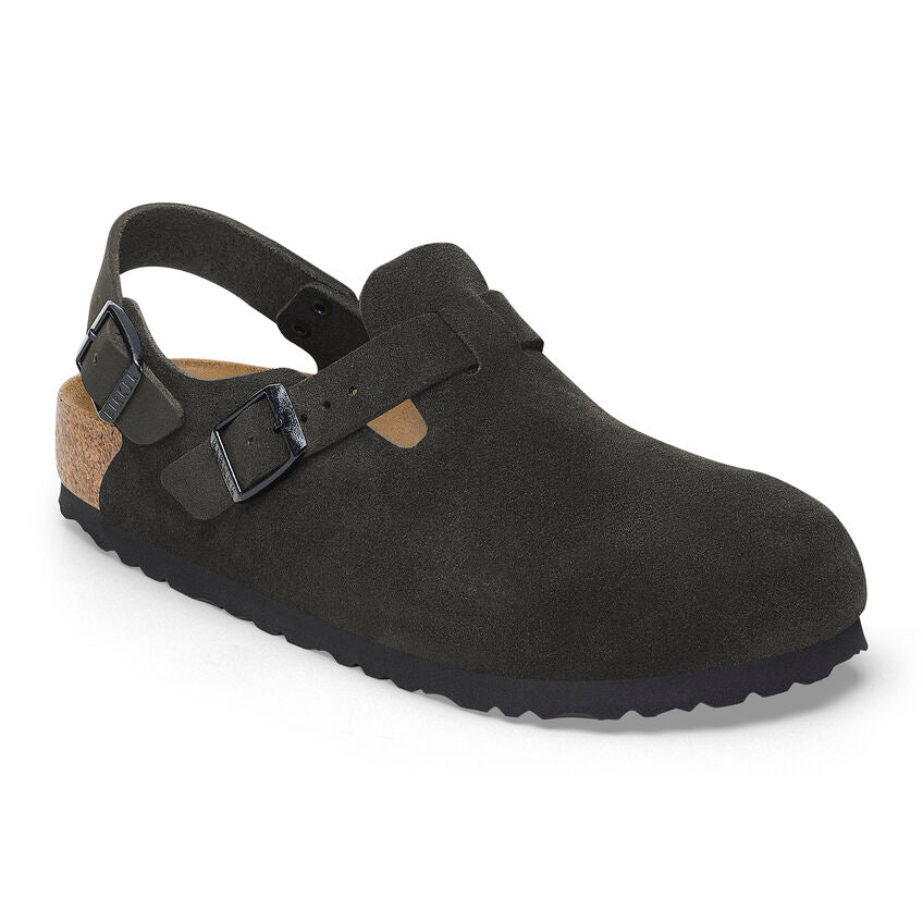 Tokio Classic Footbed : Black Suede