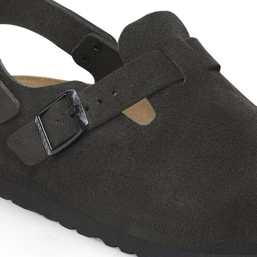 
                      
                        Tokio Classic Footbed : Black Suede
                      
                    